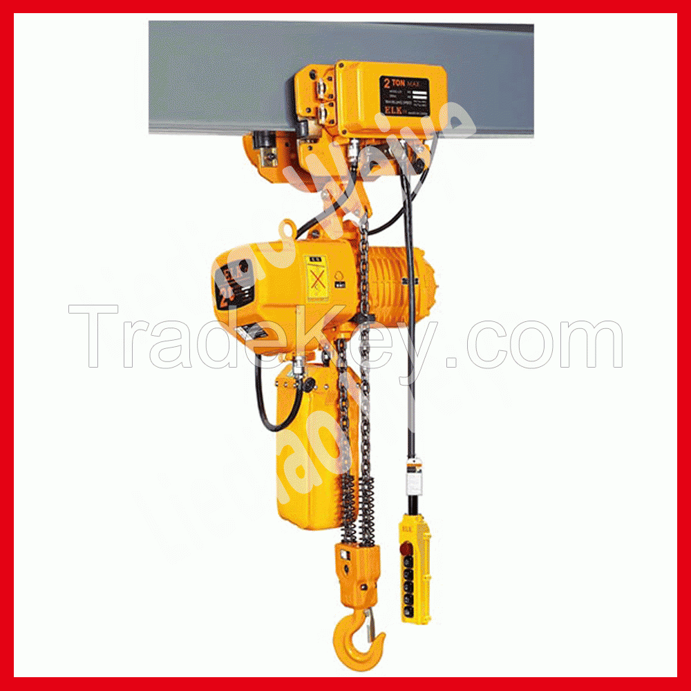 Lifting equipment electric chain hoist construction crane with high efficiency