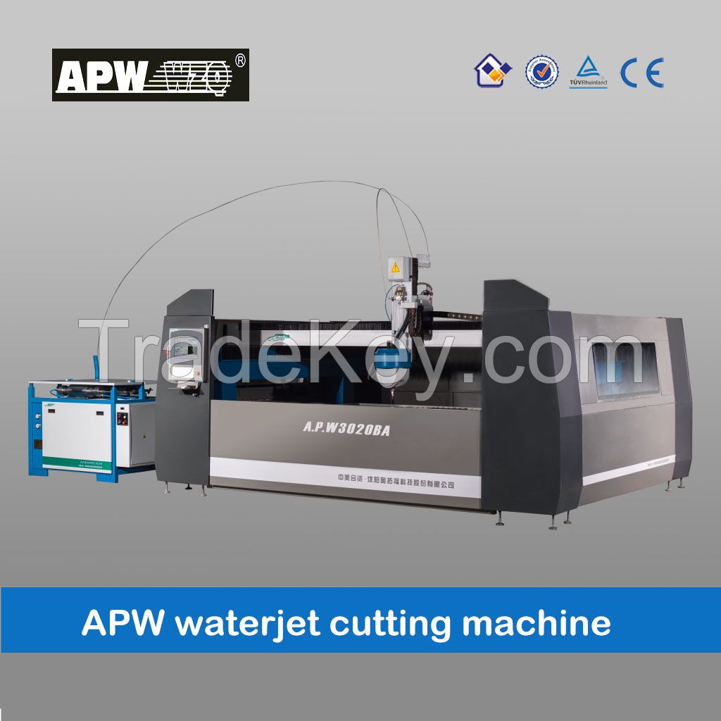 APW waterjet cnc cutter with CE approved