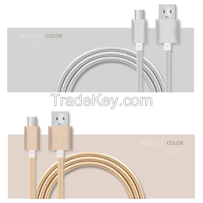 Type C Mobile Phone Adapter Date Cable USB Charger Charging Speed