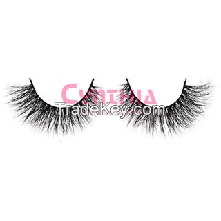 Handcrafted 3D Multi Layered Mink Fur Strip Lashes