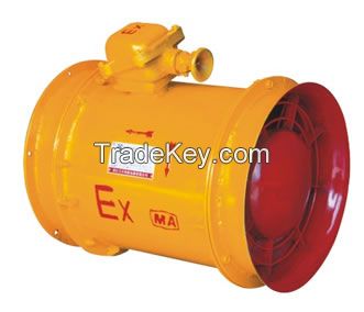 Motexo china manufacture mining flame-proof blowing axial flow local fan