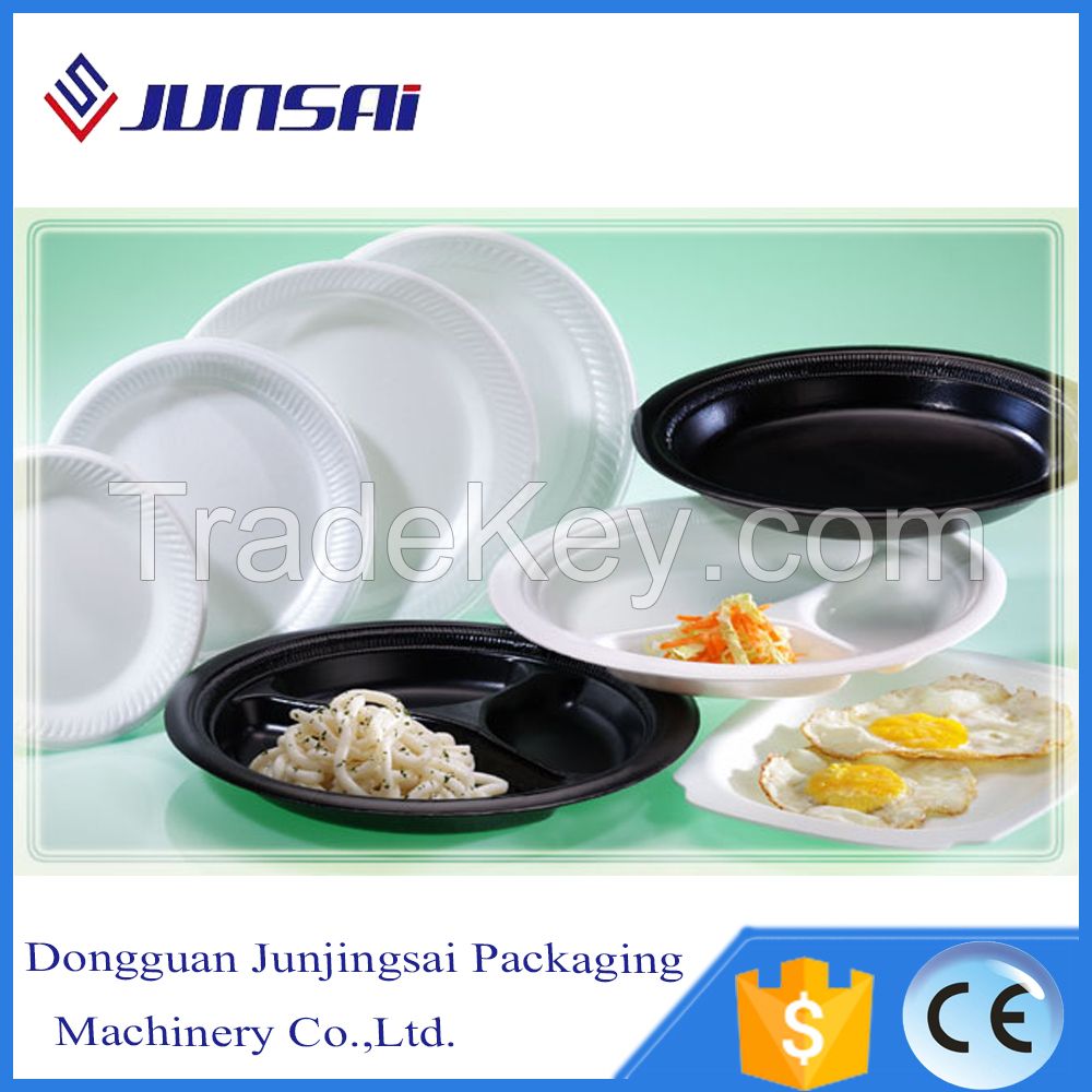 Automatic plastic disposable food container making machine