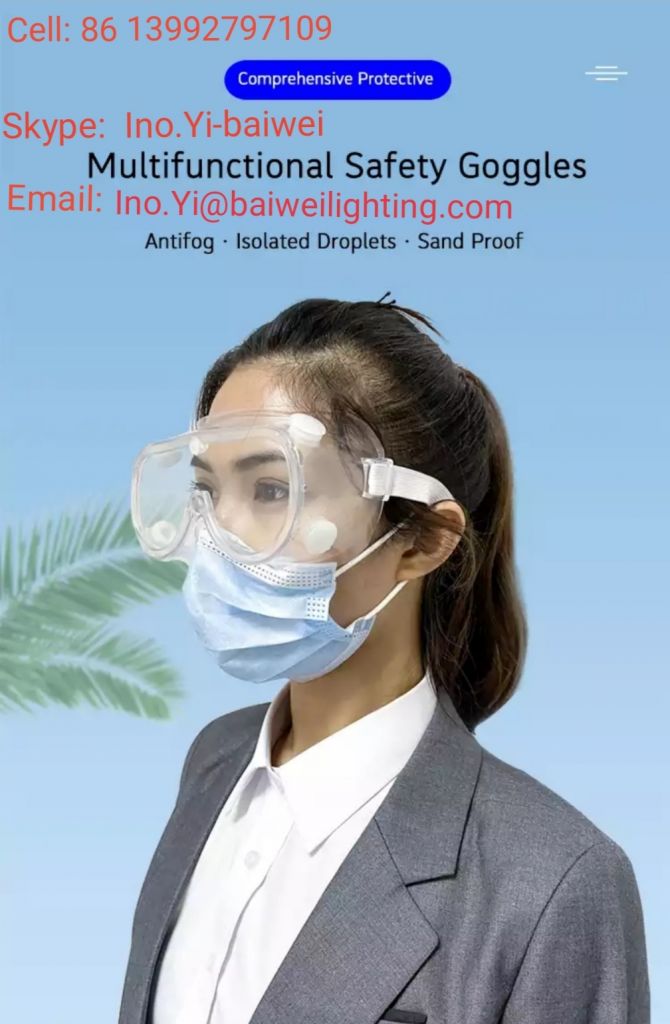 CE FDA surgical medical safety protective face shield visor and goggles