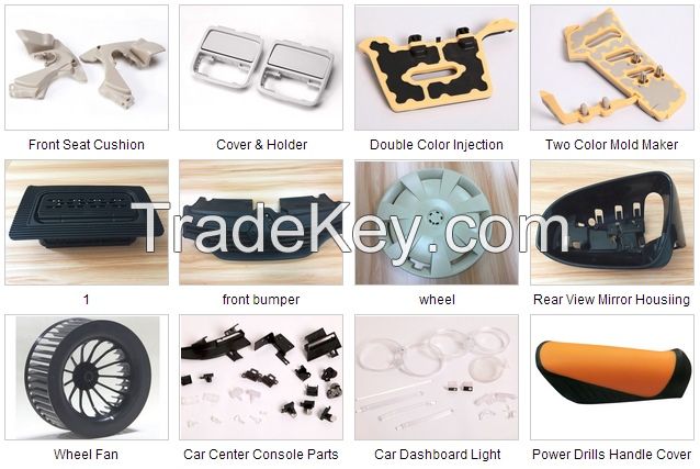 Plastic parts made by our molds