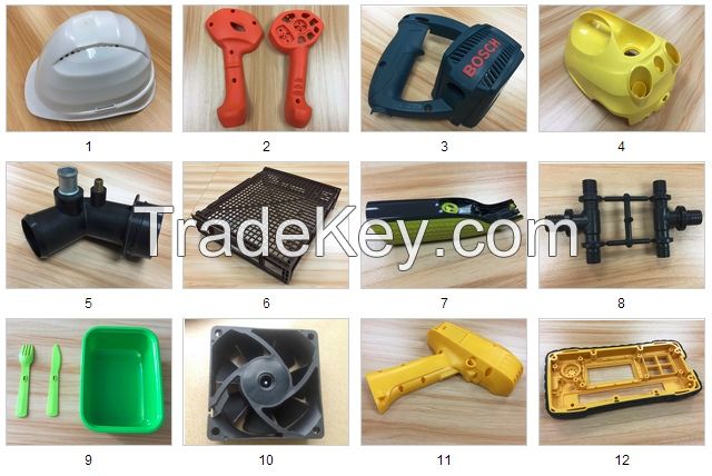 Plastic parts made by our molds