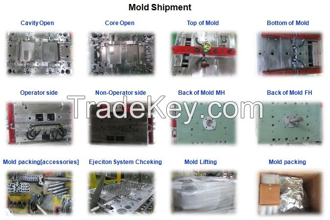 DFM,Mold flow, Mold design,Quality control,Mold Shipment.