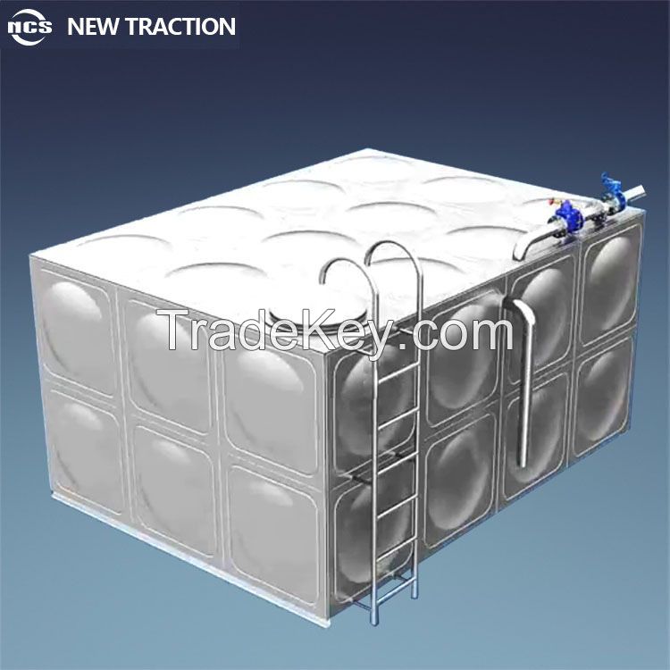 Factory manufactured stainless steel water storage tank with high quality