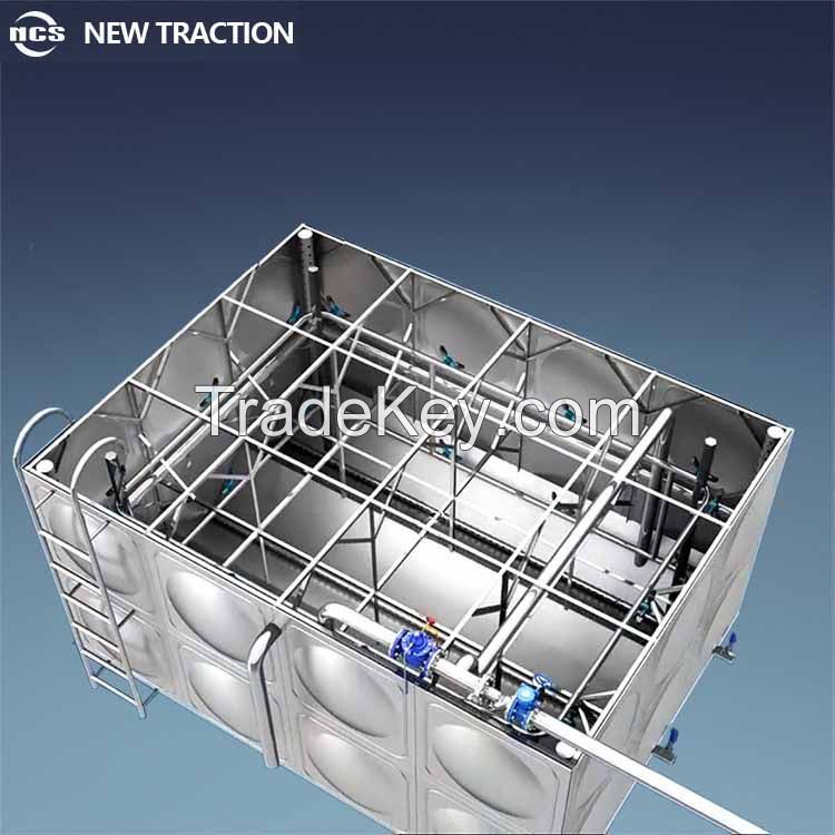 Factory manufactured stainless steel water storage tank with high quality