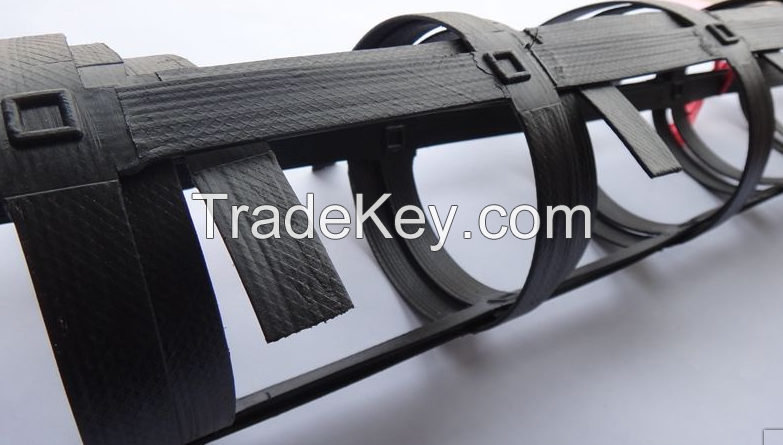 Steel plastic geogrid 20KN-150KN for road construction reinforcement