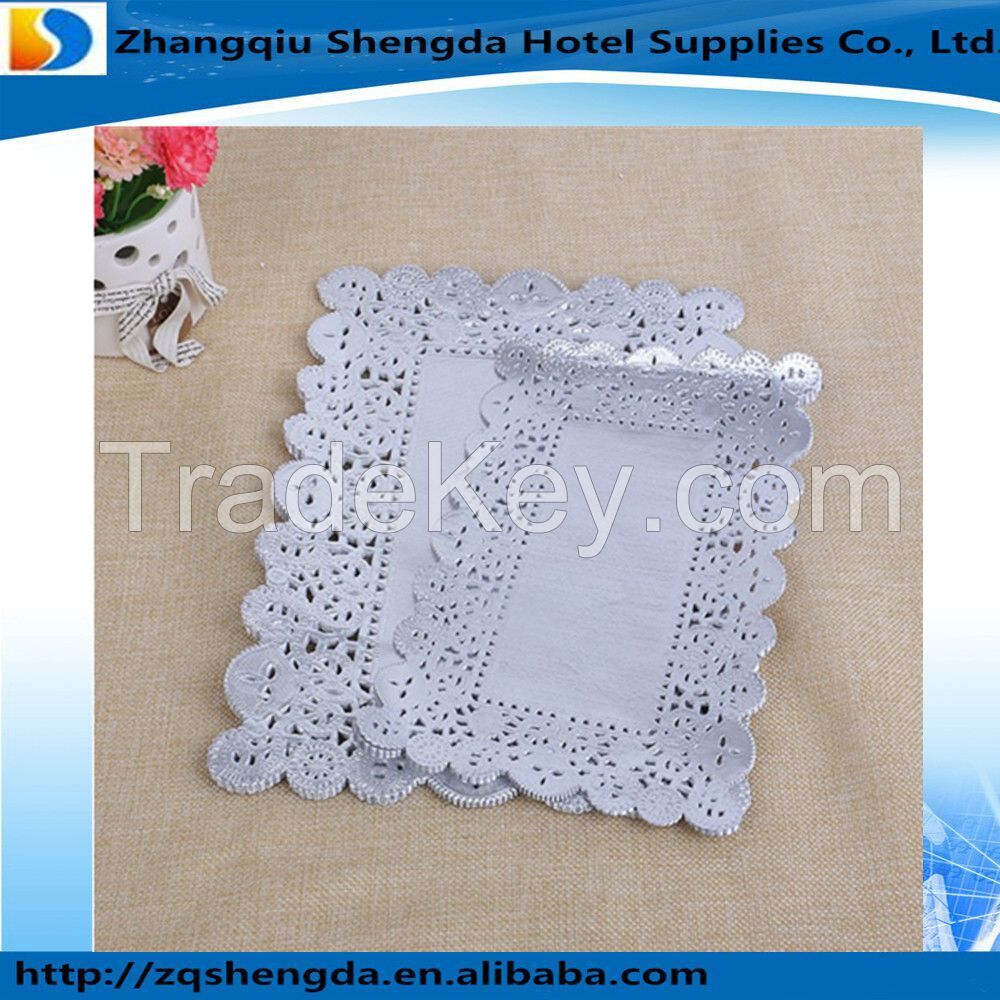 high quality disposable lace paper doily for food packing 
