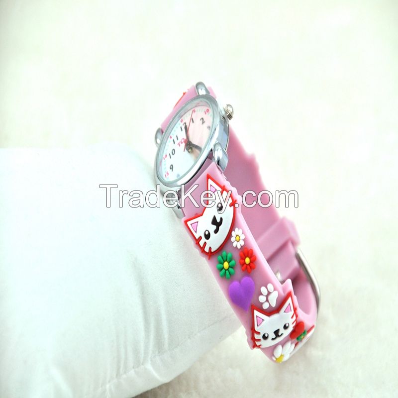 Custom Kids Colorful Silicone Strap Watch