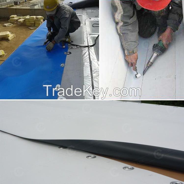 commercial roof single ply TPO waterproof membrane