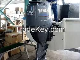 USED YAMAHA 90 HP 4 STROKE OUTBOARD MOTOR ENGINE