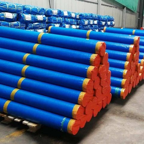 Tarpaulin rolls 2x100m blue/orange Indonesia Philippines Malaysia hot-selling durable fabrics truck covers