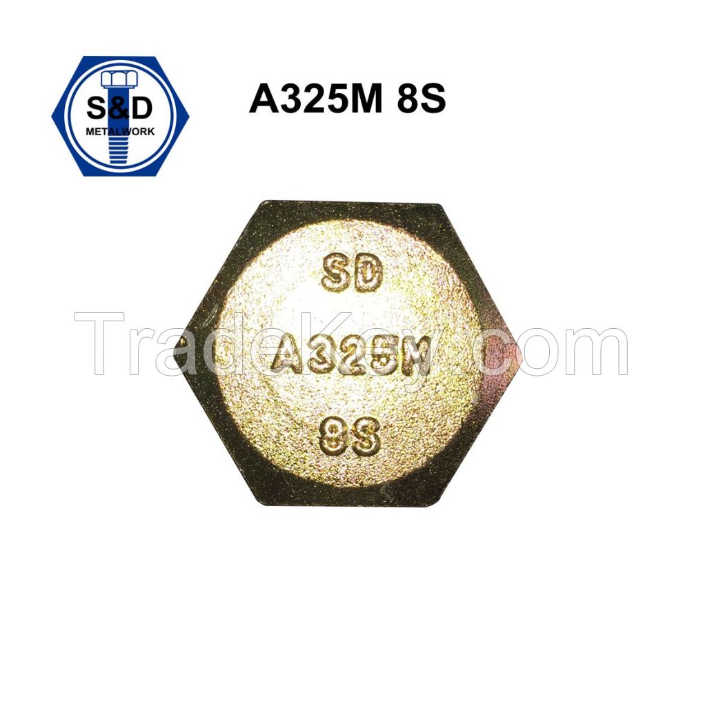 ASTM A325M 8S Heavy Hex Structural Bolts 