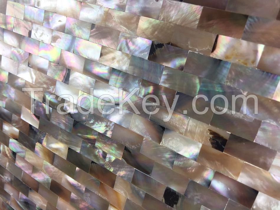 MOP-B02 10*20mm shell mosaic tile backsplash - wholesaler in China