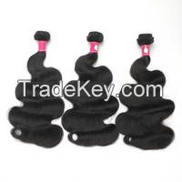 High Quality Human Virgin Hair Extension Brazilian Hair Weave Hair Weft Body Wave Bundles Wholesale