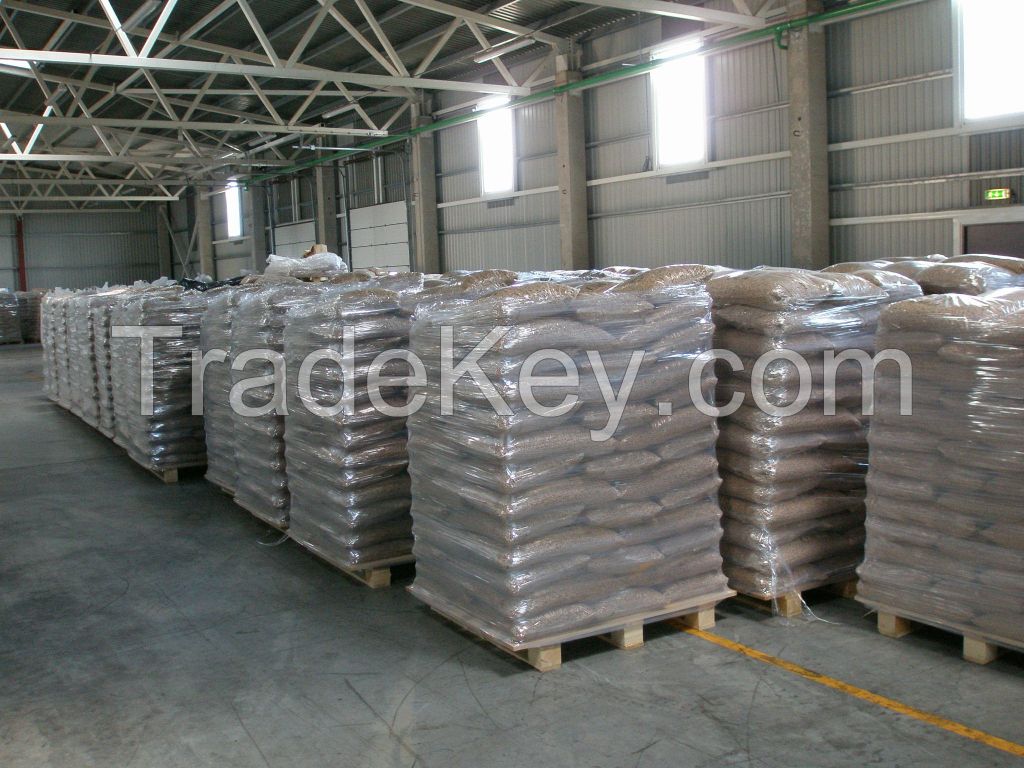 DIN industrial - EN plus-A2 For heating plants ,Wood pellet for Boiler and Power Plant in Big Bags