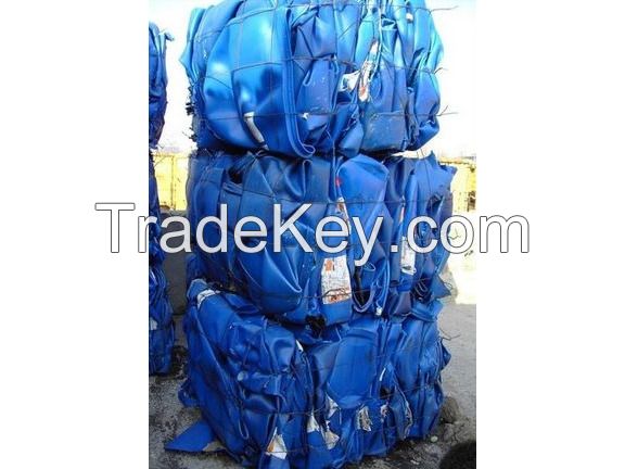 High Quality Recycled HDPE blue drum plastic scraps, blue HDPE scraps worldwide shipping