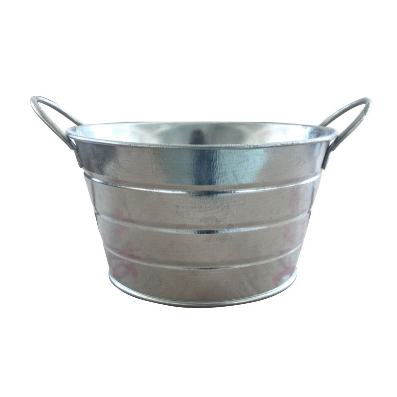Zinc iron sheet material metal flower pot