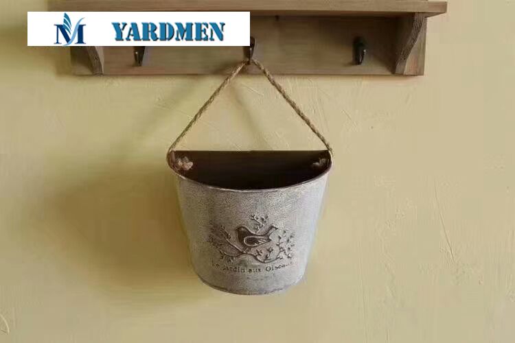 Cheap price metal flower bucket garden pot