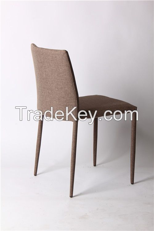 convenient stackable fabric dining chair EGC-2006