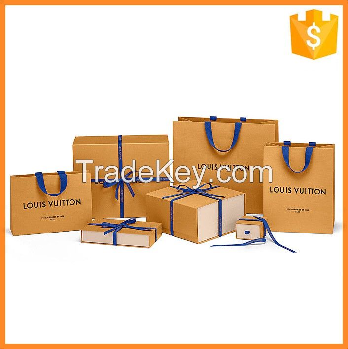 Fashionable Gift Wrapping Paper Bag For Jewelry Packaging Box