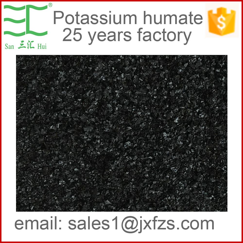 potassium humate 70% purity 12% K2O 100% water soluble 