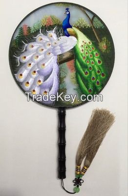 Chinese Traditional Hand Embroidery Fan Suzhou Embroidery