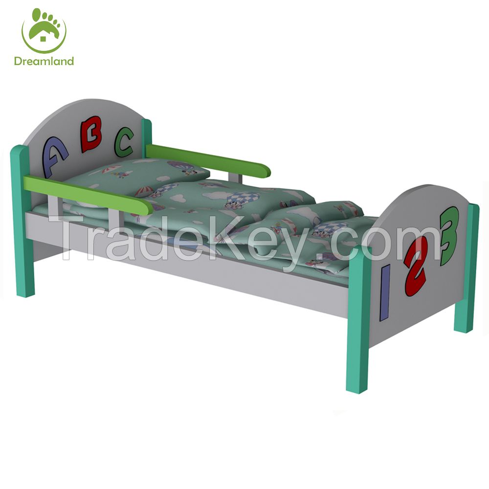 Attractive Kids Cartoon Race Car Shape Bed