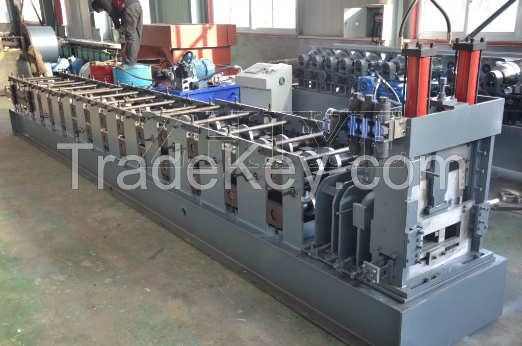 New Style Color Coated Steel C Sectional Steel Purlin Forming Machiner