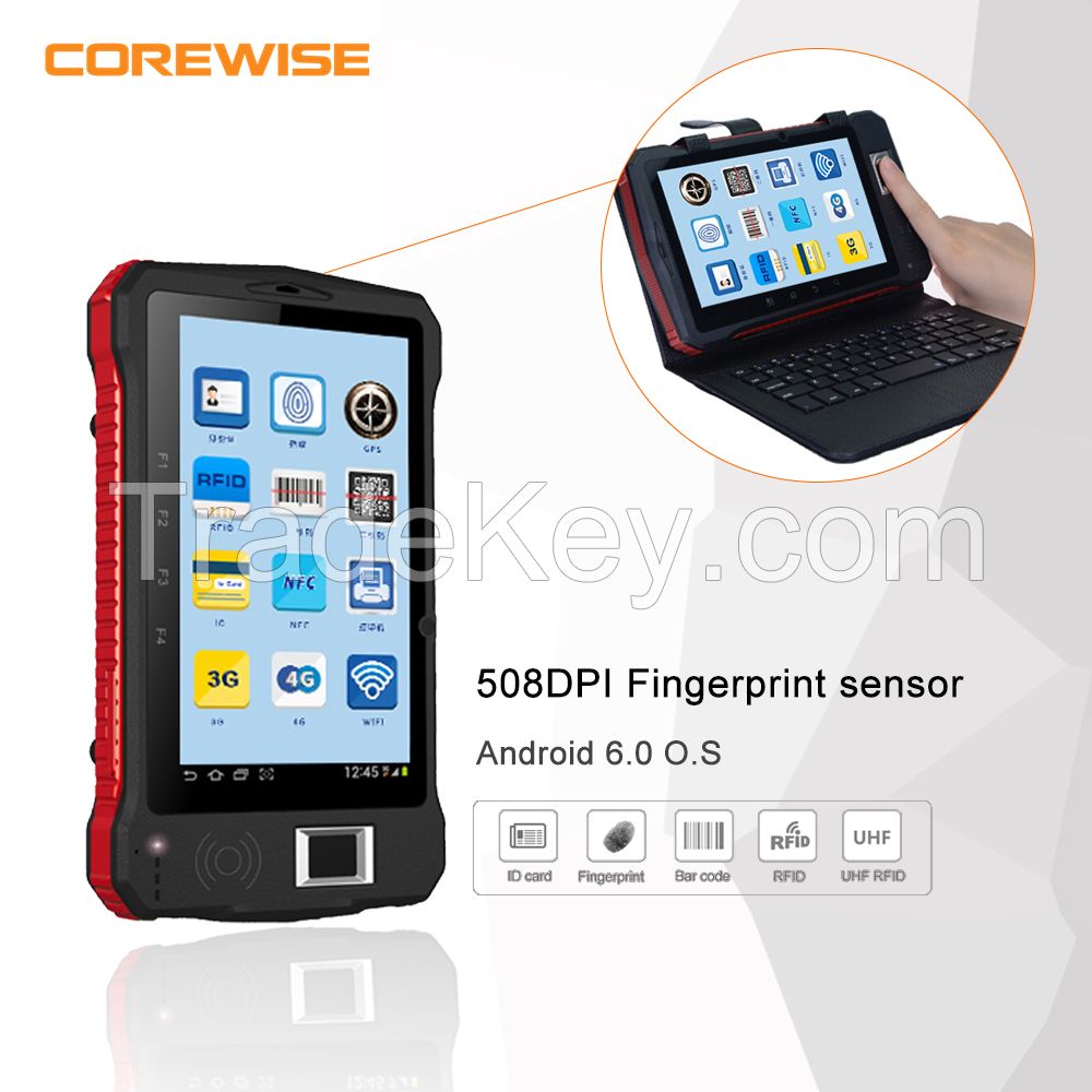 A370 Android Handheld Pda With Fingerprint Access Control Reader Function