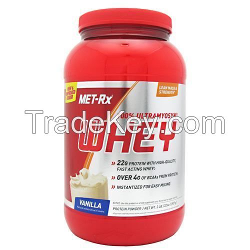 MET-RX 100% ULTRAMYOSYN WHEY 2LB PROTEIN 22GM PROTEIN POWDER DISCOUNTED NEW BCAA