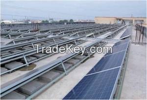 Cement Flat Rooftop Solar Mounting System Gootek