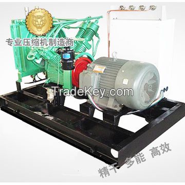 Screw piston-type compound compressor