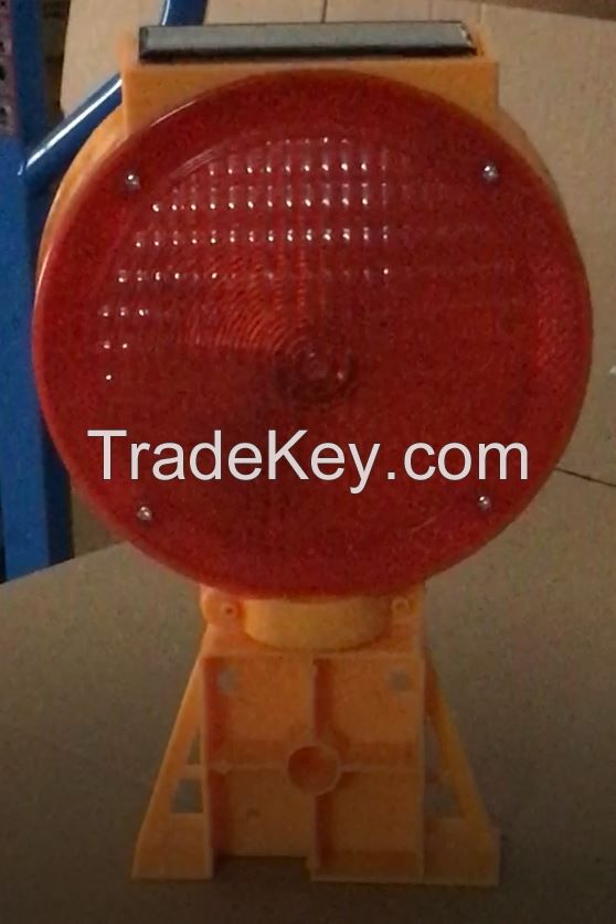 solar barricade light / solar warning light