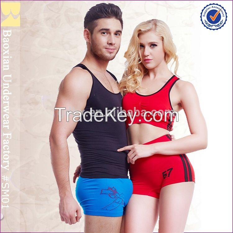 men seamless underwear man boys boxer briefs panty from china factory Manufacturer