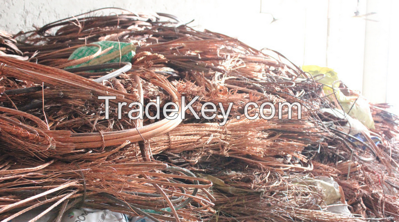 clean and sort scrap copper