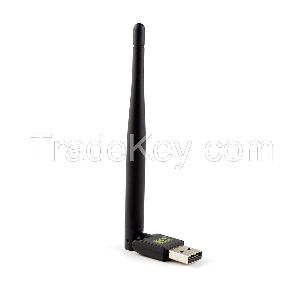 USB Mini Portable USB 2.0 Wi-Fi Dongle for Set Top Box, Wireless N Speed