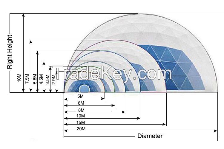 China Factory Low Price Customized Dome Carport Tent In Indonesia