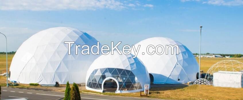 High Quality Luxury Elegant White Winter Resort Glamping Dome Tents Sales In Denmark