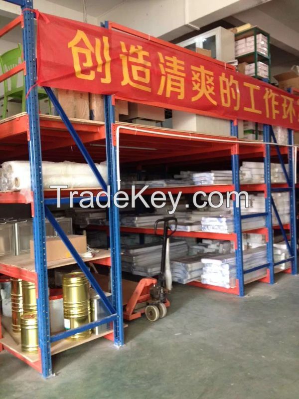 Warehouse Multi-layer steel mezzanine shelfing with high capacity