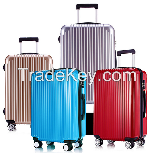 colorful hardshell trolley luggge from china 