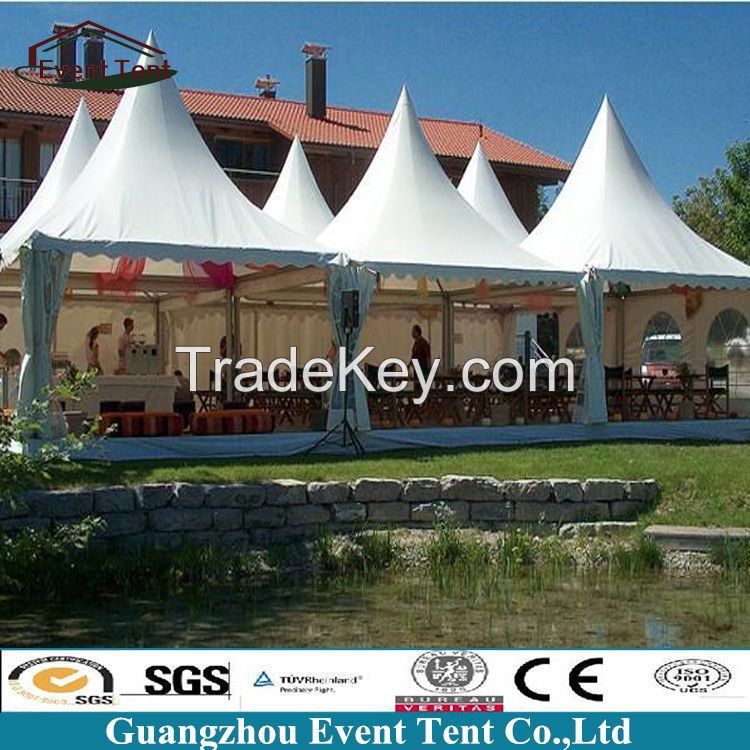 6x6m Outodor aluminum frame pagoda tent with flooring for fair show