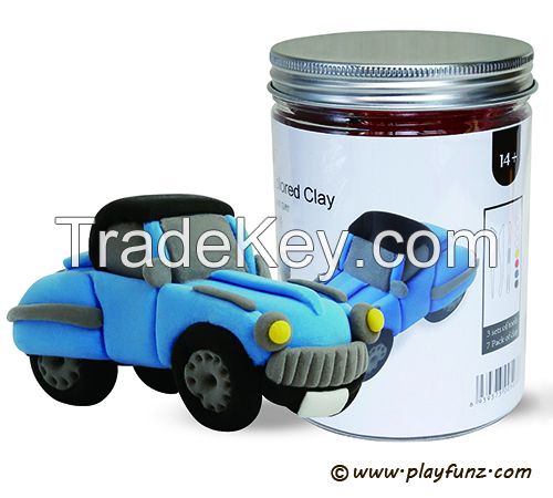 3D Colored Clay- Vintage cars