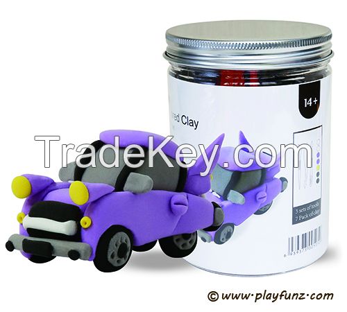 3D Colored Clay- Vintage cars