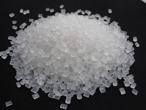 Polyvinyl chloride materials particles