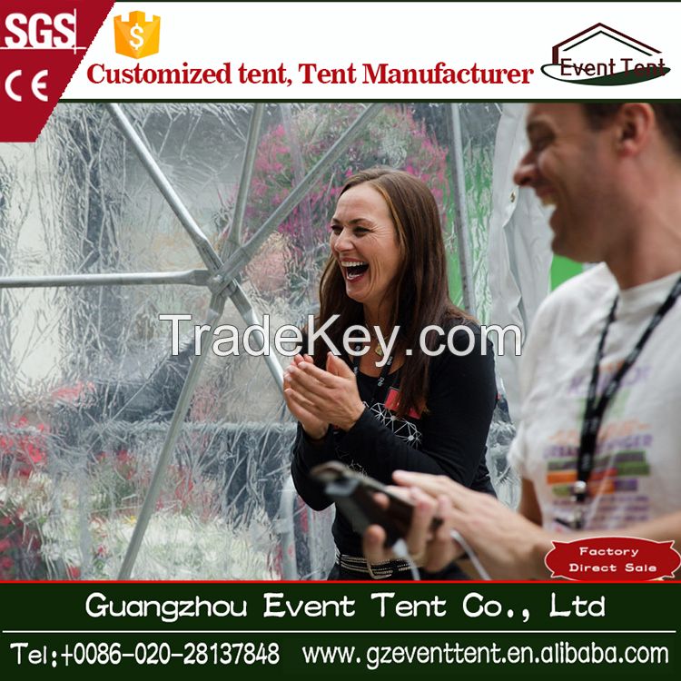 200 square meter steel frame party geodesic dome tent for sale