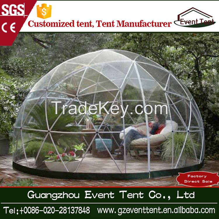 	 Guangzhou supplier economic functional geodesic dome tent for sale