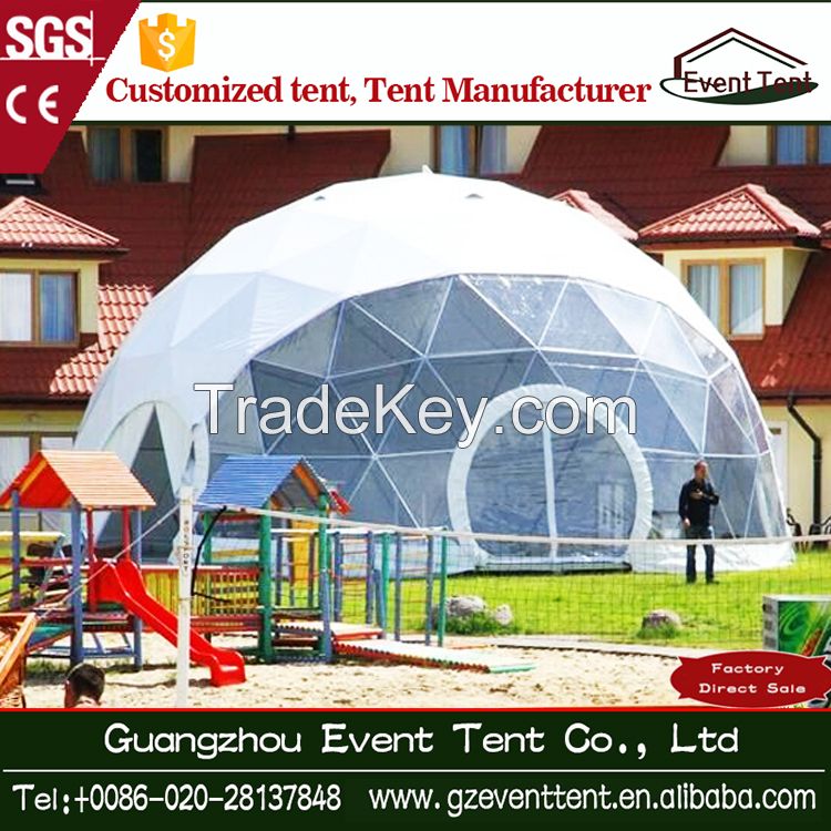 	 Guangzhou supplier economic functional geodesic dome tent for sale